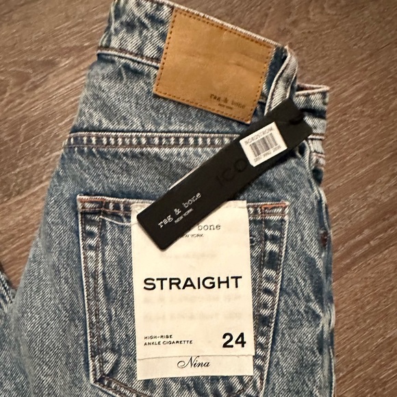 Rag & Bone Nina High Rise Ankle Cigarette Jeans in Norwalk.size 24 - Picture 8 of 10